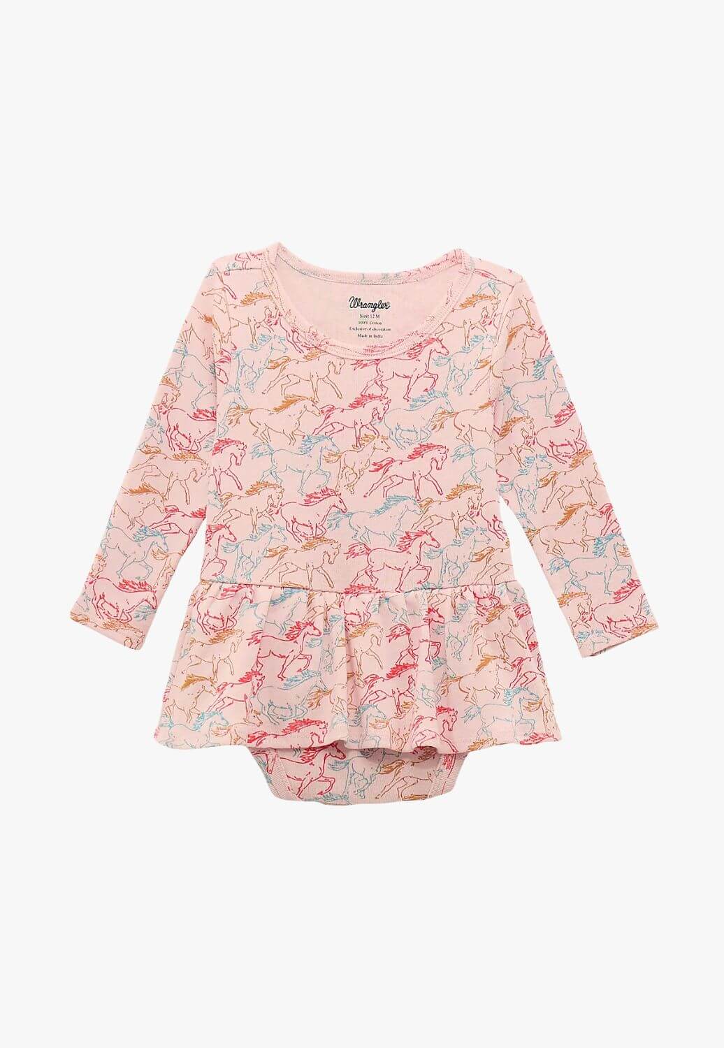 Wrangler Infant Girl Bodysuit with Skirt