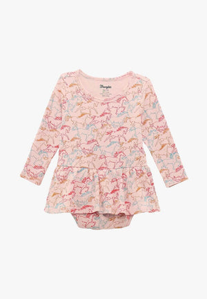 Wrangler Infant Girl Bodysuit with Skirt