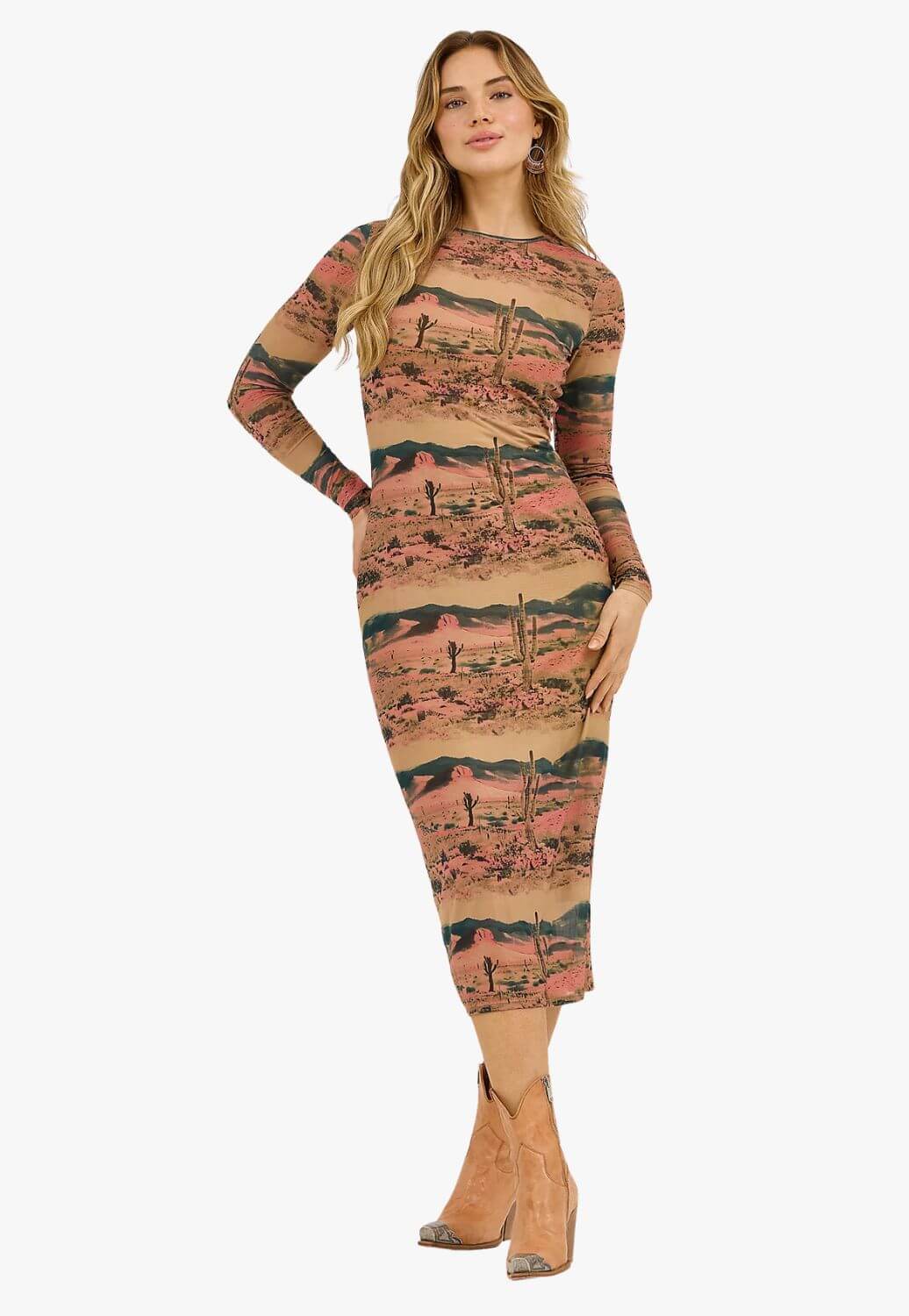 Wrangler Womens Retro Maxi Dress