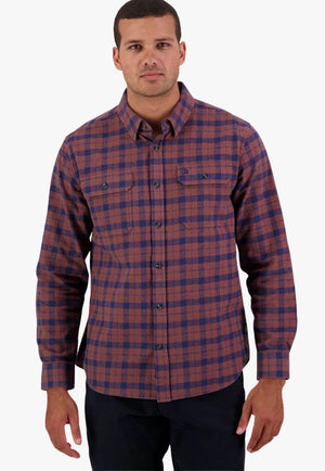Swanndri Mens Queensbury Long Sleeve Shirt