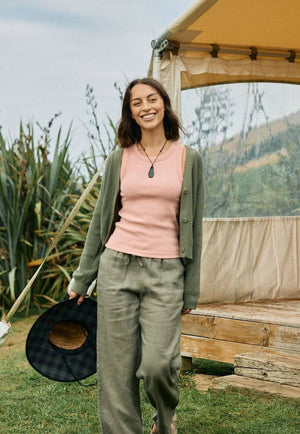 Swanndri Womens Seascape Linen Pant