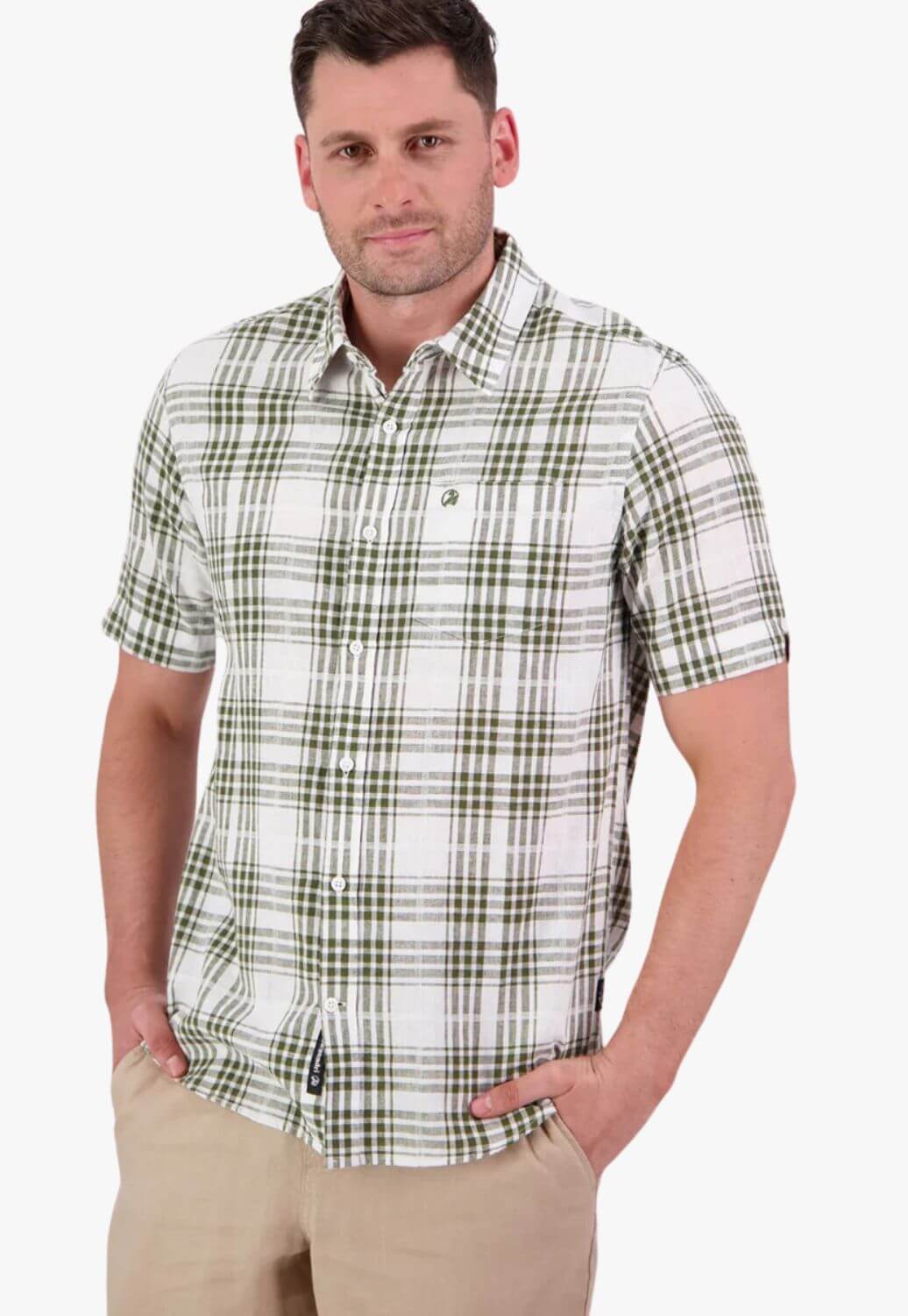 Swanndri Mens Greerton Short Sleeve Shirt