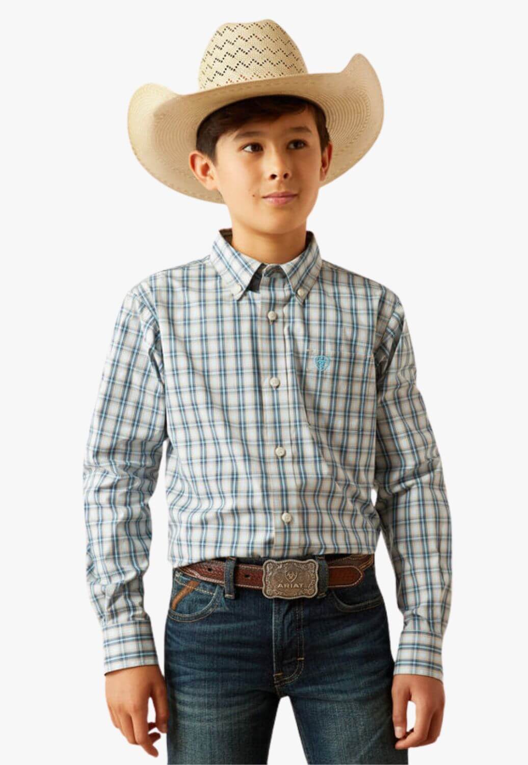 Ariat Boys Pro Series Shelton Long Sleeve Shirt