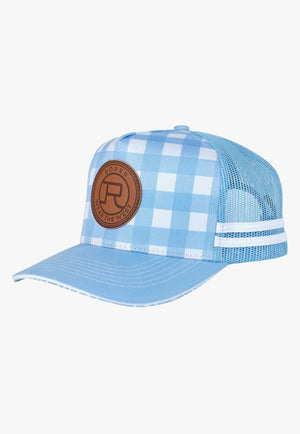 Roper Mini Plaid Trucker Cap