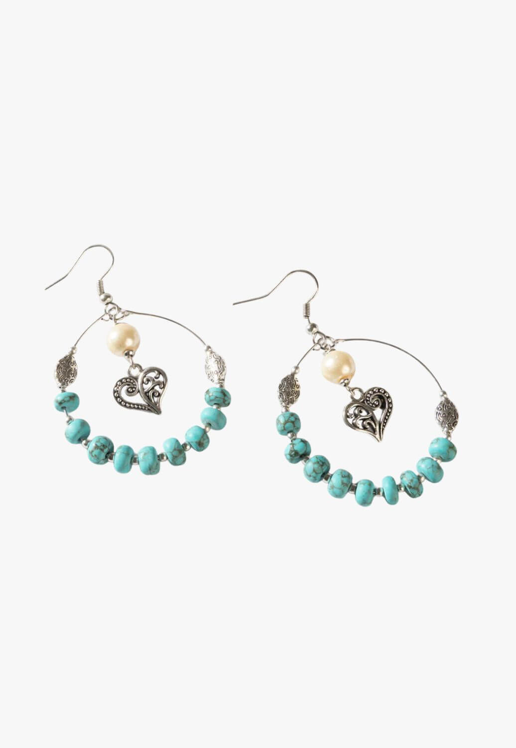Myra Wild Bloom Heart Earrings