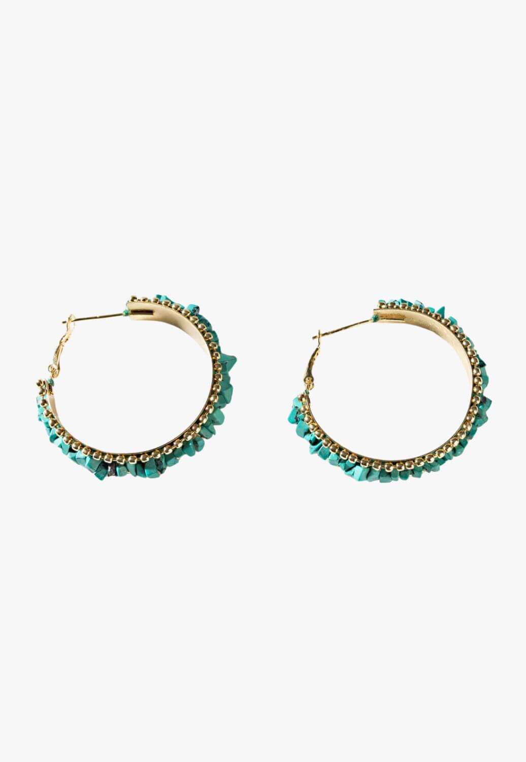 Myra Howlite Halo Earrings