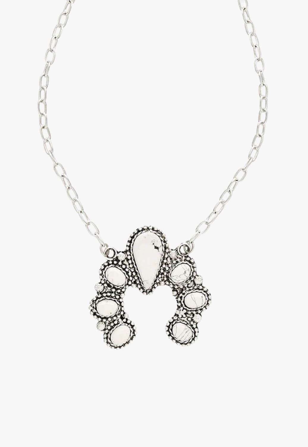 Myra Selena Trail Squash Blossom Necklace