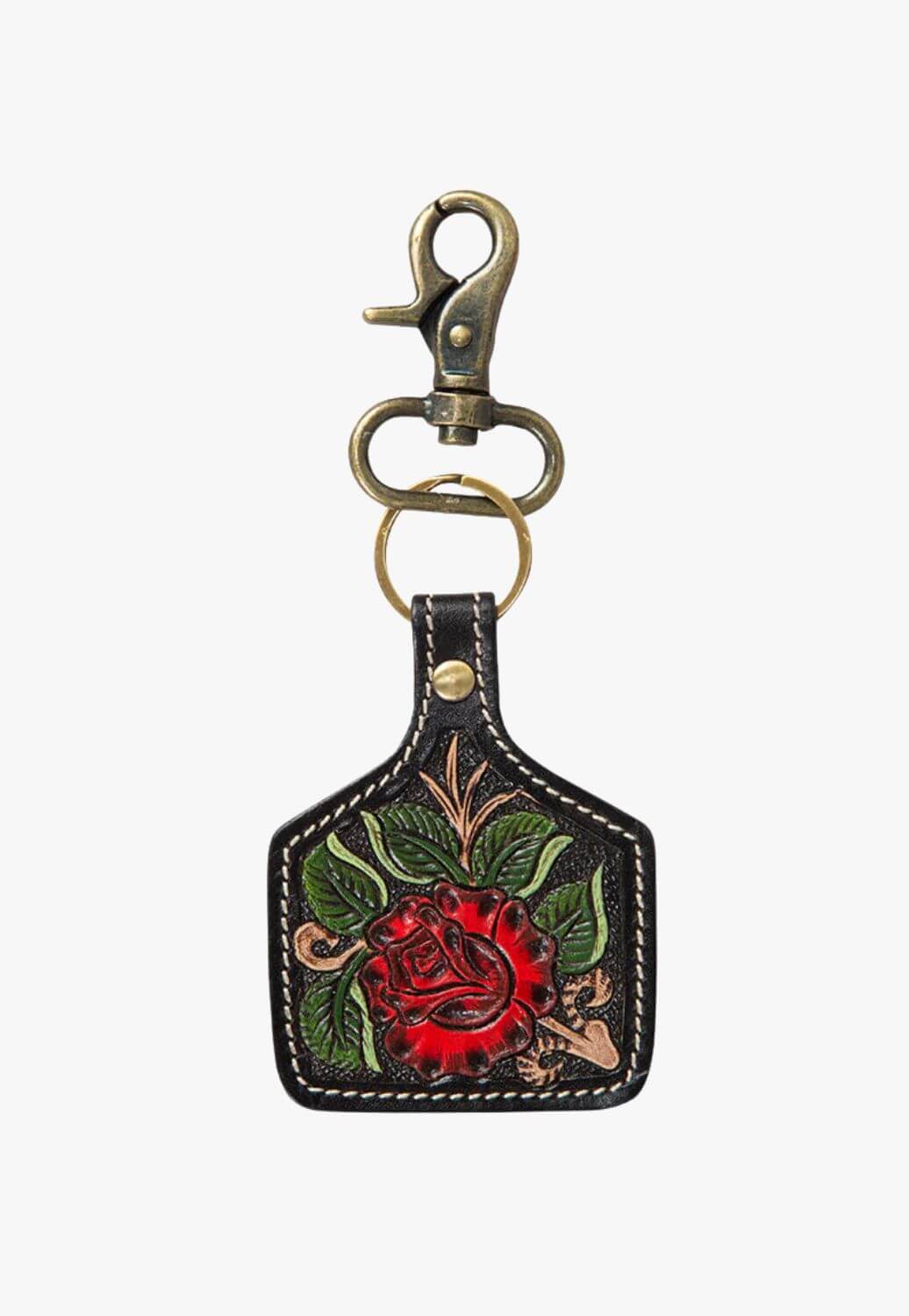 Myra Santa Rosa Hand-Tooled Key Fob
