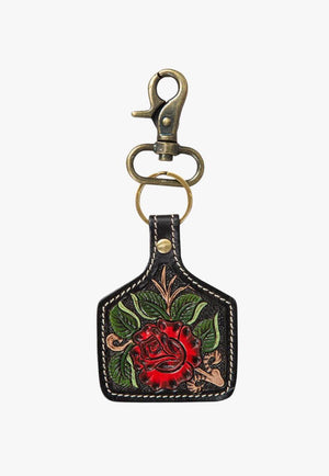Myra Santa Rosa Hand-Tooled Key Fob