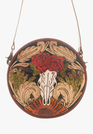 Myra Winds of the Rose Round Bag