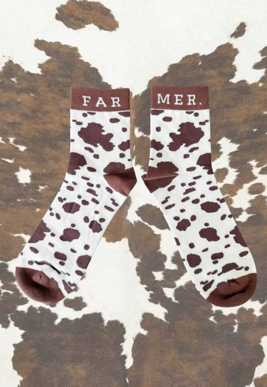 Whitney Spicer Moo Walk Socks