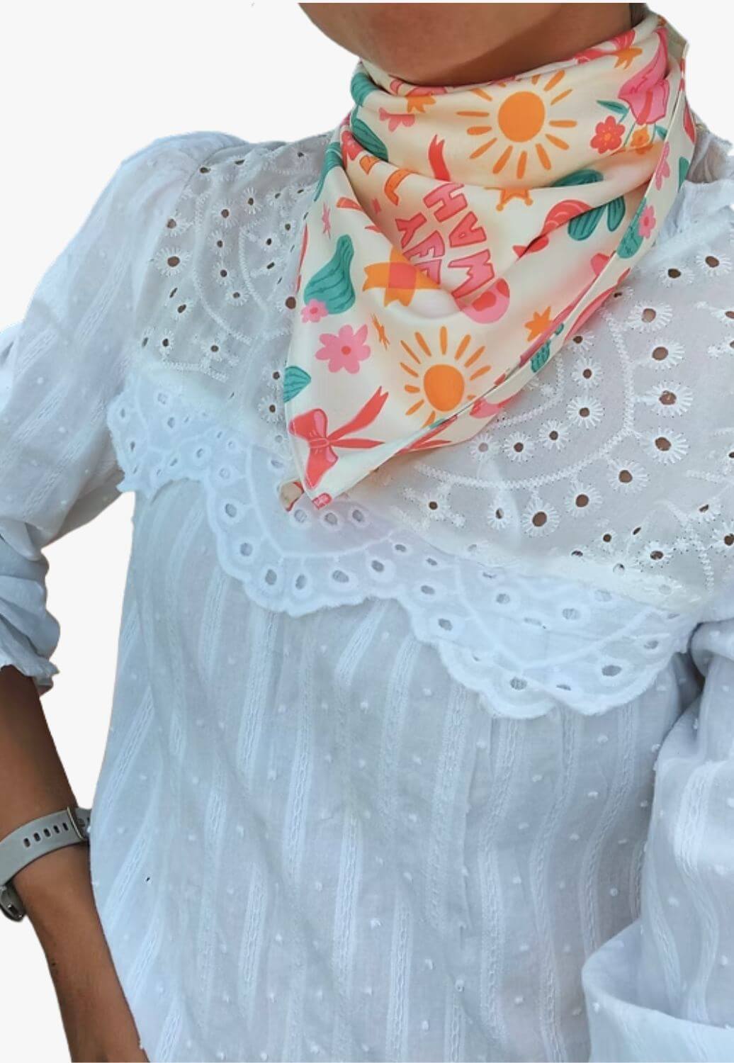 Treasure Chest Co Cowgirl Silk Scarf