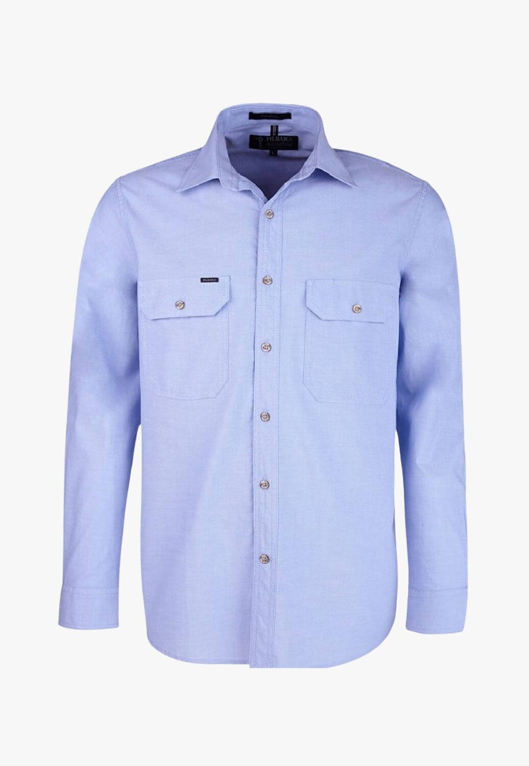 Pilbara Mens Chambray Long Sleeve Shirt