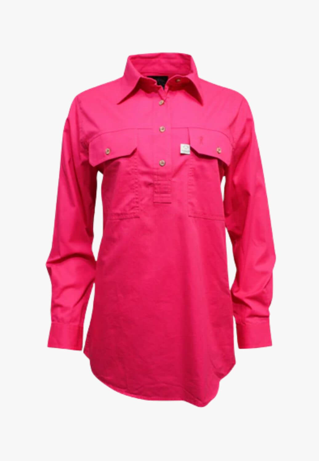 Ritemate Womens Closed Front Aus Cotton Shirt