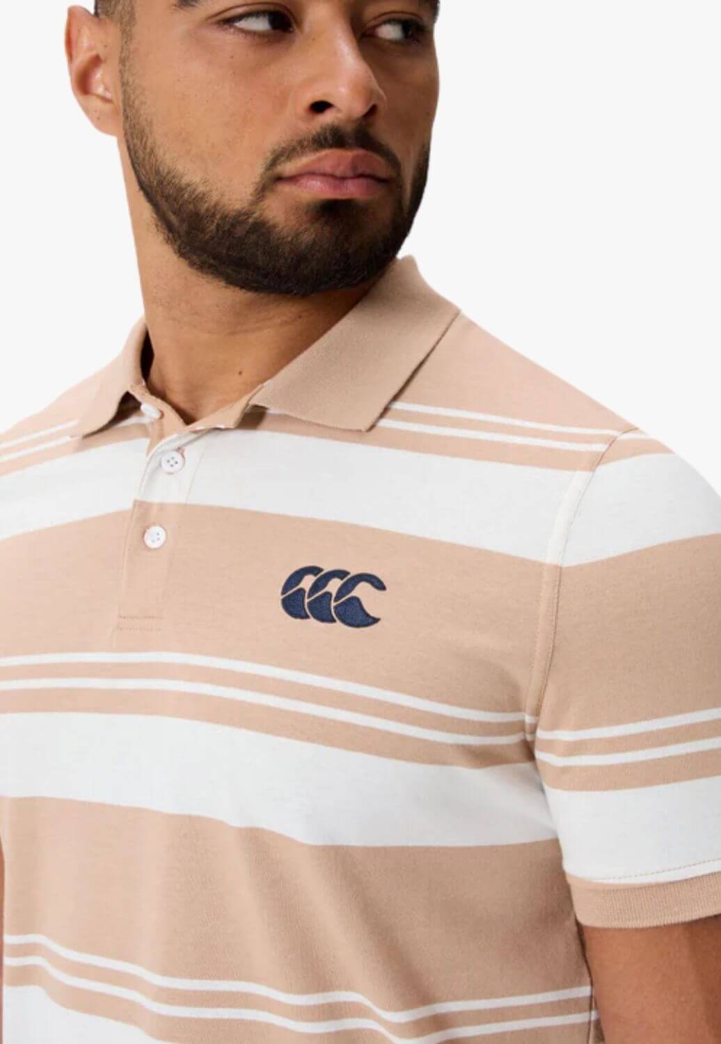 Canterbury Mens Engineered Stripe Polo