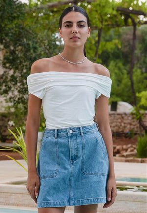 Ivy & Jack Orchard Denim Mini Skirt