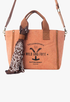 Myra Yellowstone Echo Valley Crossbody Bag with Scarf
