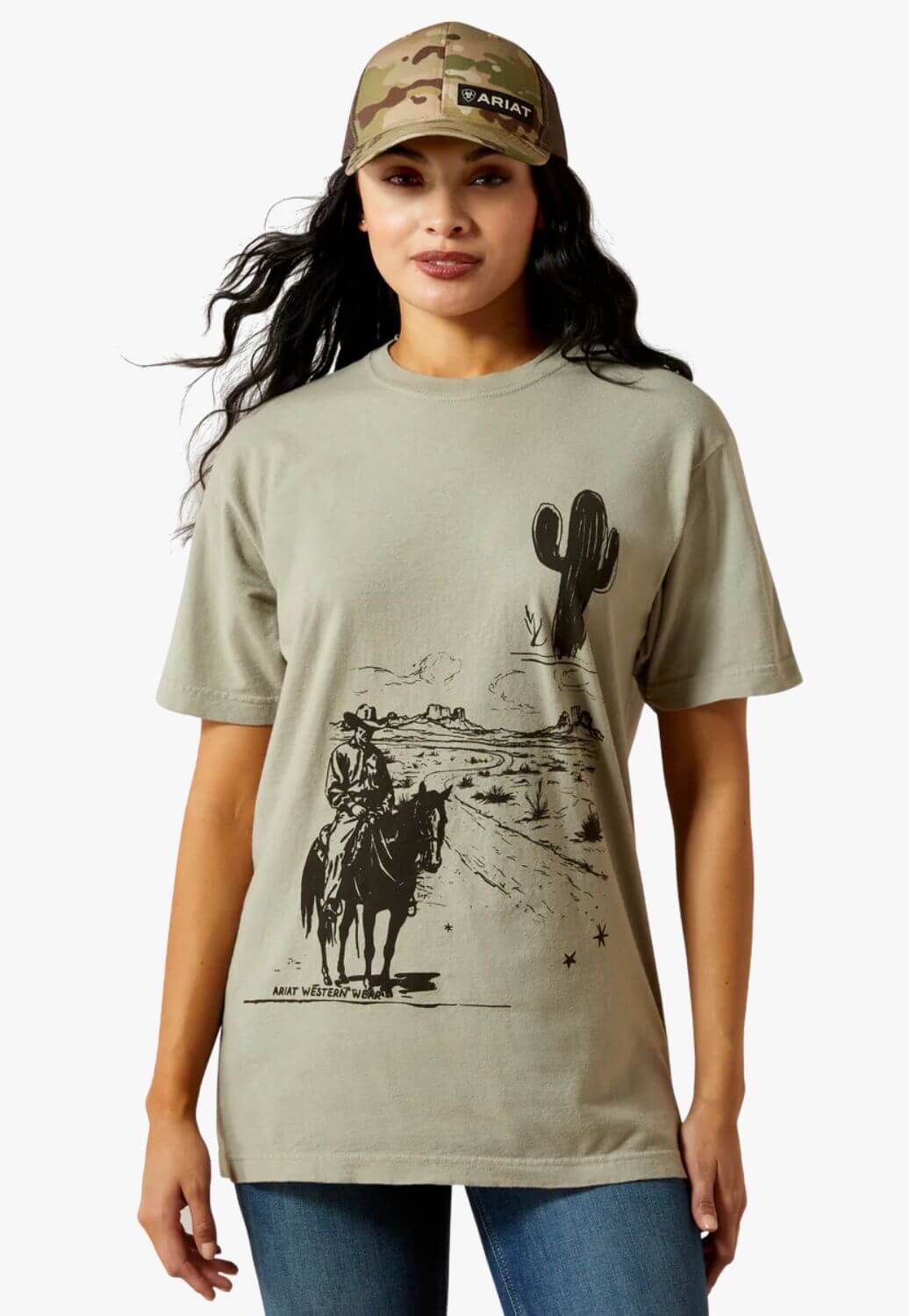 Ariat Womens Sketchy Cowboy T-Shirt