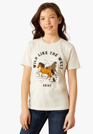 Ariat Girls Wild Like The West T-Shirt