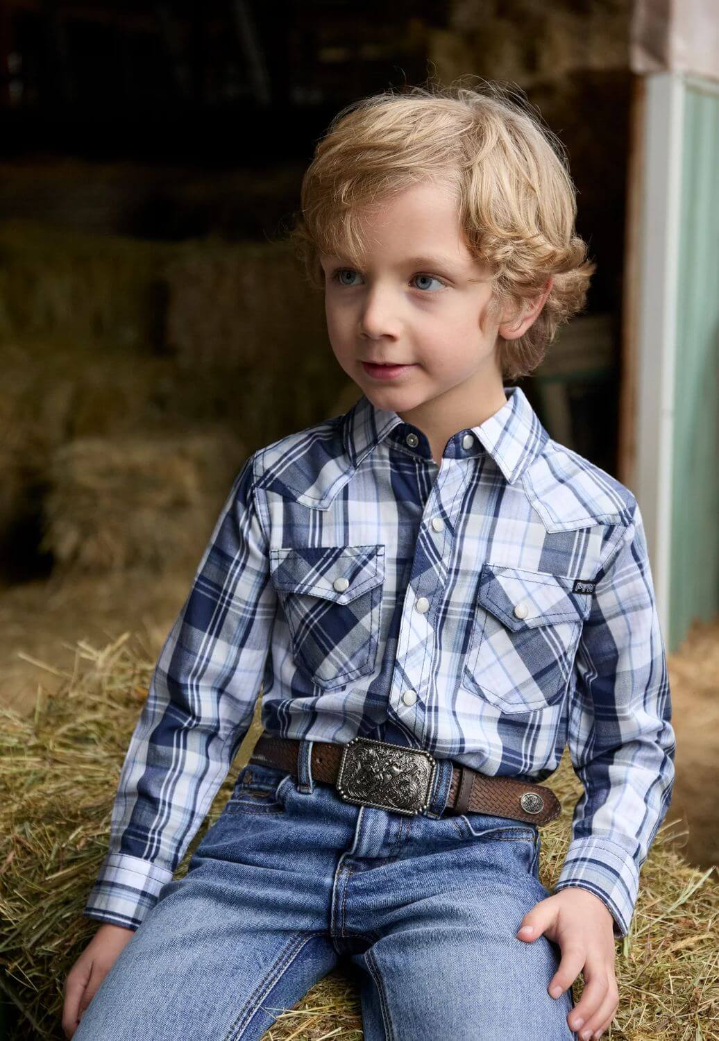 Pure Western Boys Billy Long Sleeve Shirt