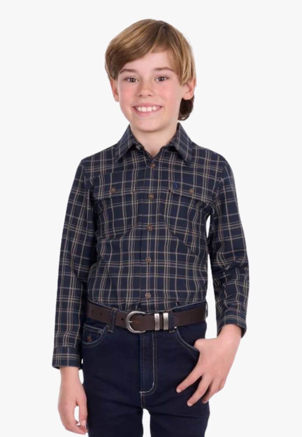 Thomas Cook Boys Adam Long Sleeve Shirt