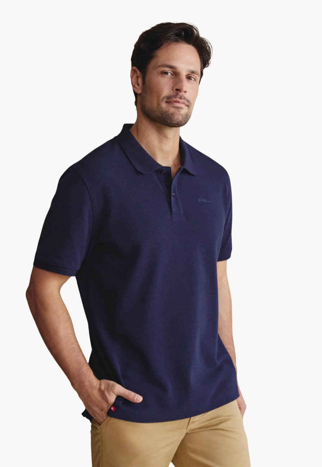S. Kidman Mens Patterson Polo