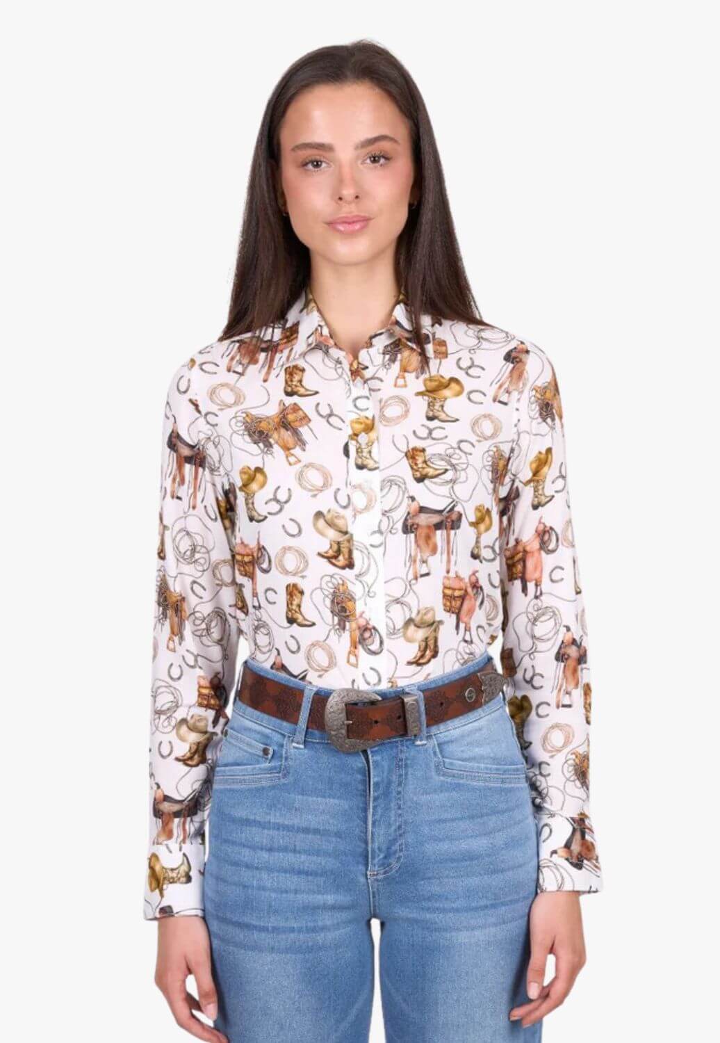 Wrangler Womens Marilyn Long Sleeve Shirt