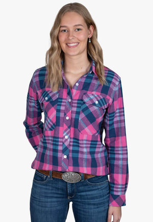 Just Country Womens Brooke Flannel Workshirt