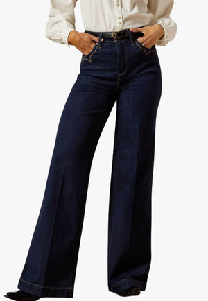 Ariat Womens Veronica Ultra High Rise Wide Leg Jeans 10065877