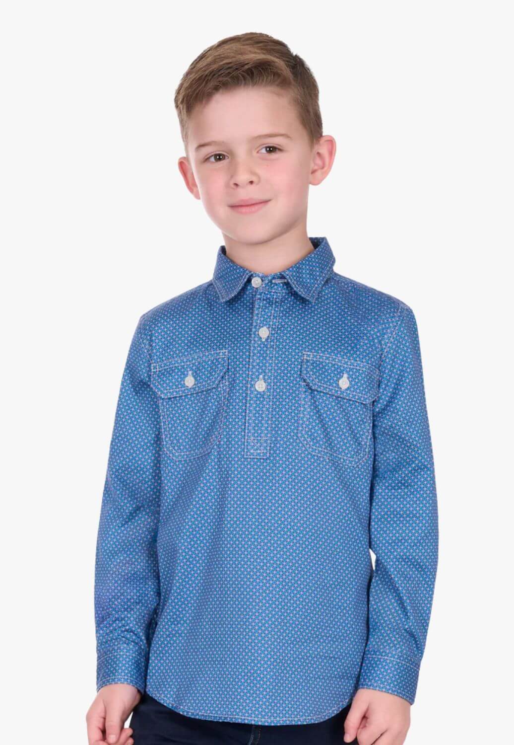 Hard Slog Boys Holden Long Sleeve Shirt