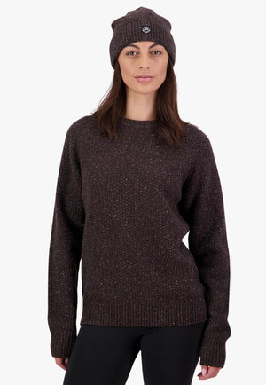 Swanndri Waffle Crew Pullover Espresso 8