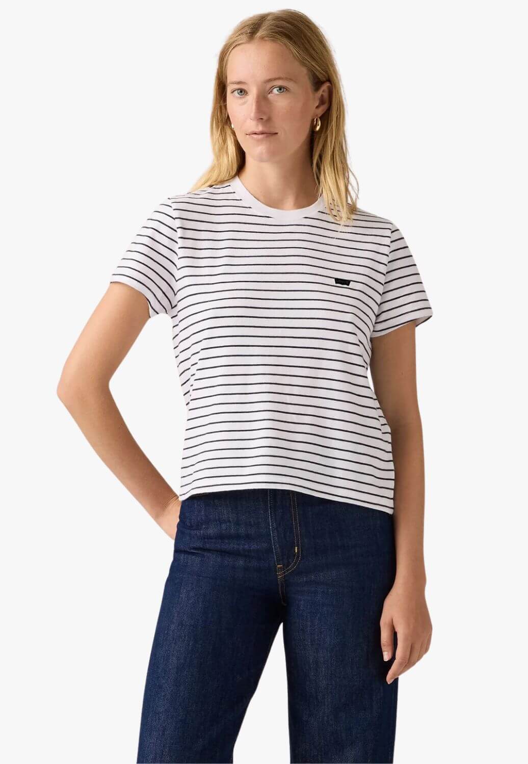 Levi Womens Favourite T-Shirt Stripe