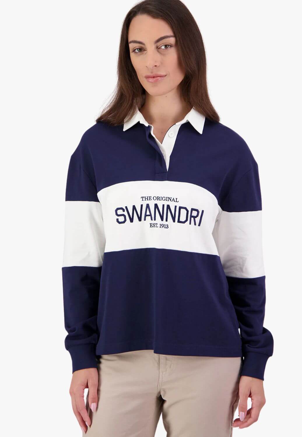 Swanndri Womens Panelled Rugby Top