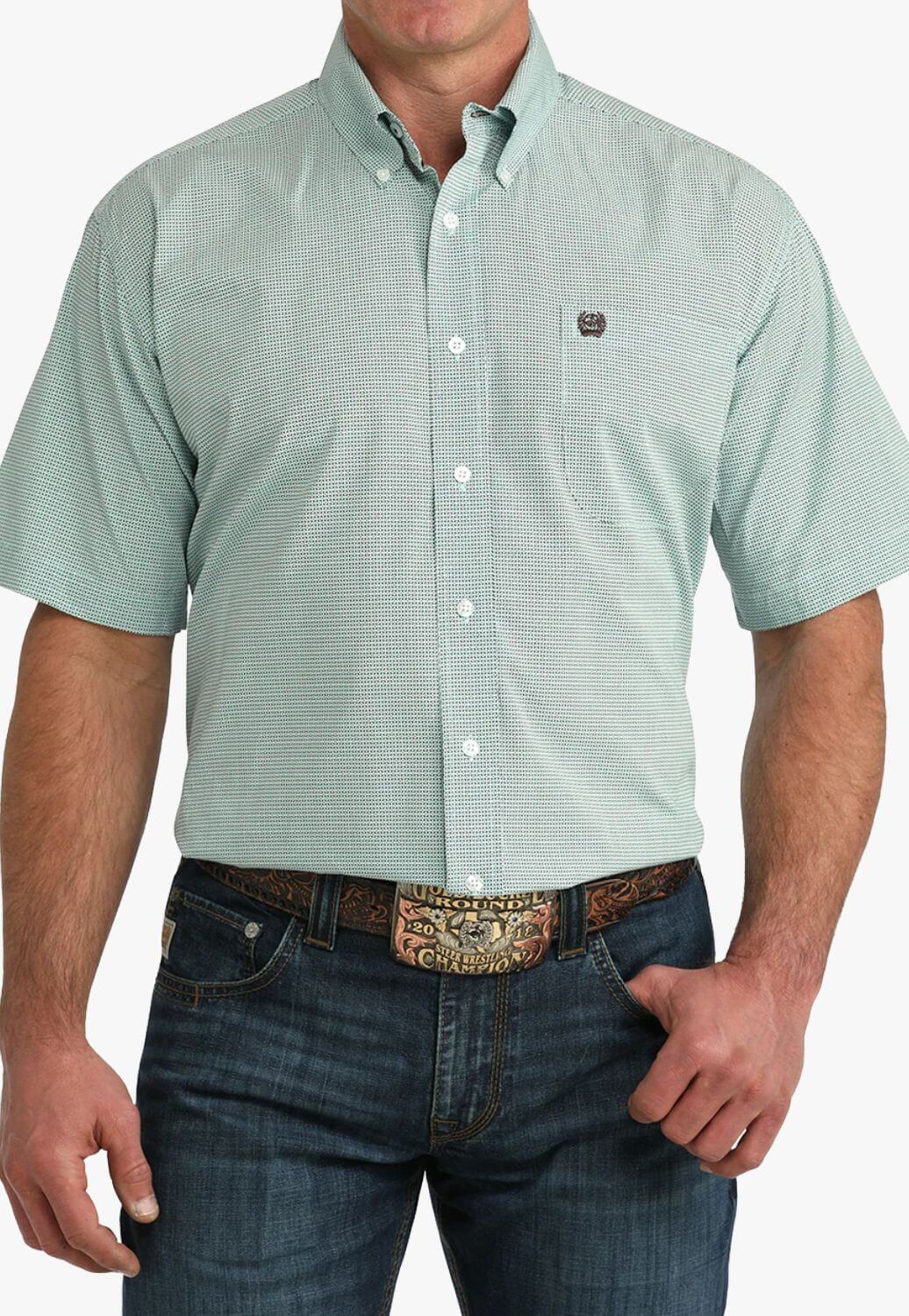 Cinch Mens Classic Fit Short Sleeve Shirt