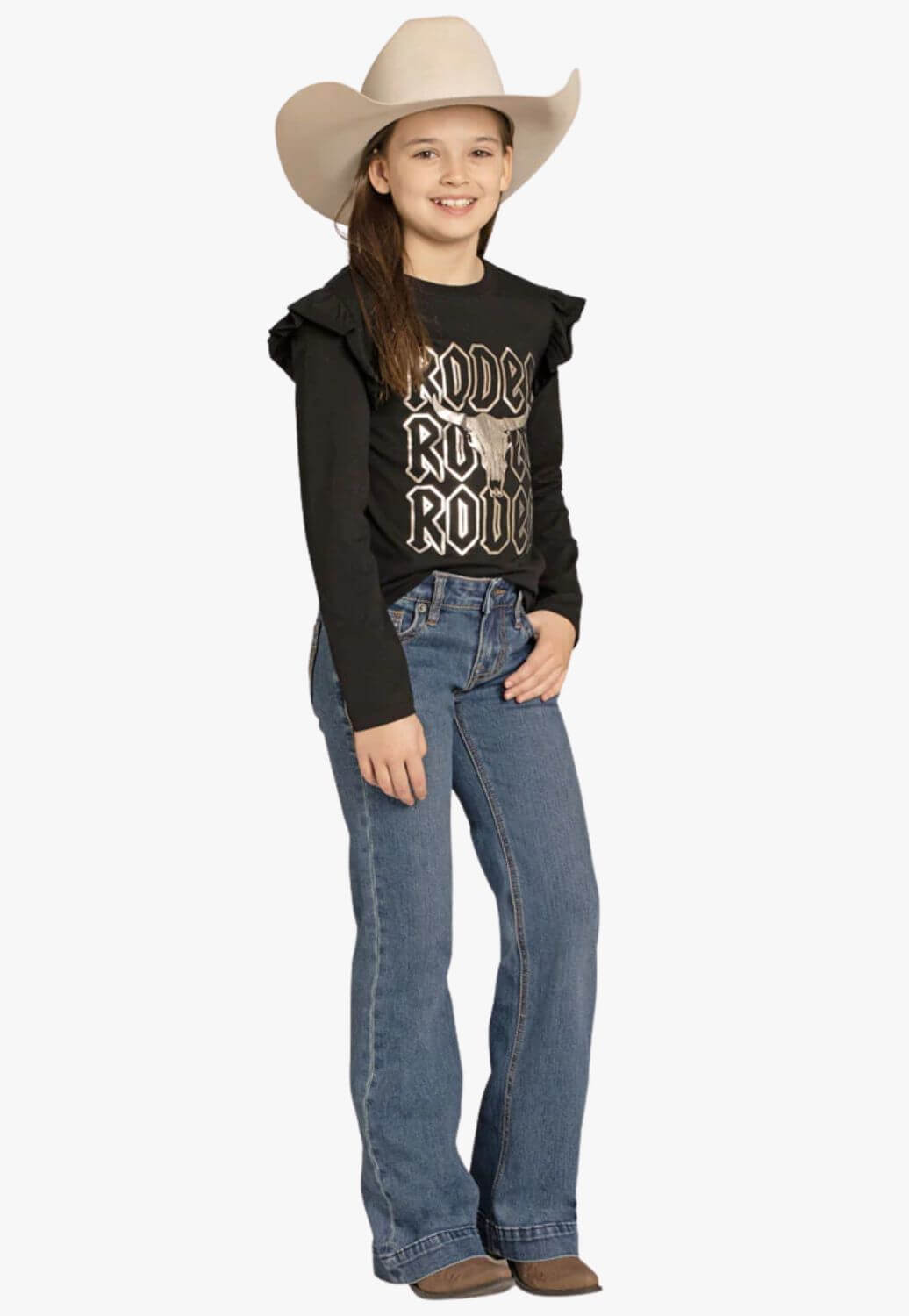 Rock &amp; Roll Girls Stretch Trouser Jean