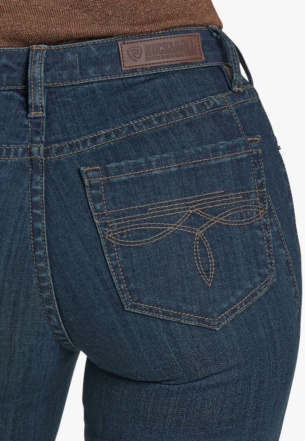 Rock & Roll Womens High Rise Bootcut Jean