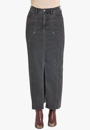 Rock & Roll Womens Front Seam Maxi Skirt