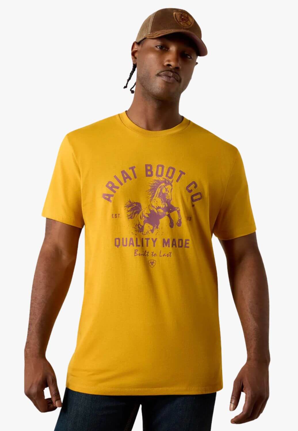 Ariat Mens College Bronco T-Shirt