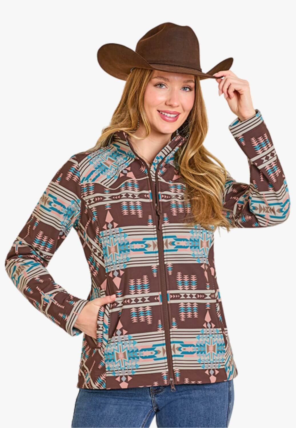 Rock & Roll Womens Aztec Print Jacket