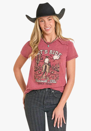 Panhandle Womens Lets Ride T-Shirt