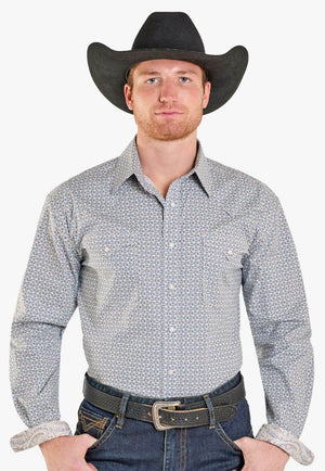 Panhandle Mens Long Sleeve Snap Shirt