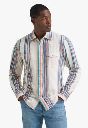 Wrangler Mens Retro Long Sleeve Shirt