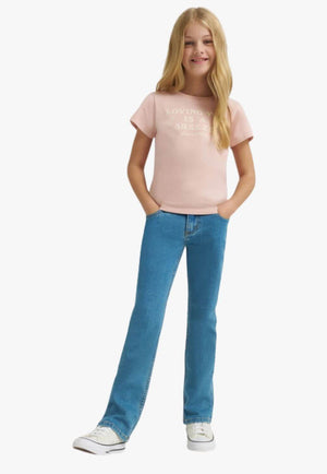 Wrangler X Lainey Wilson Girls Embellished Mae Boot Cut Jeans