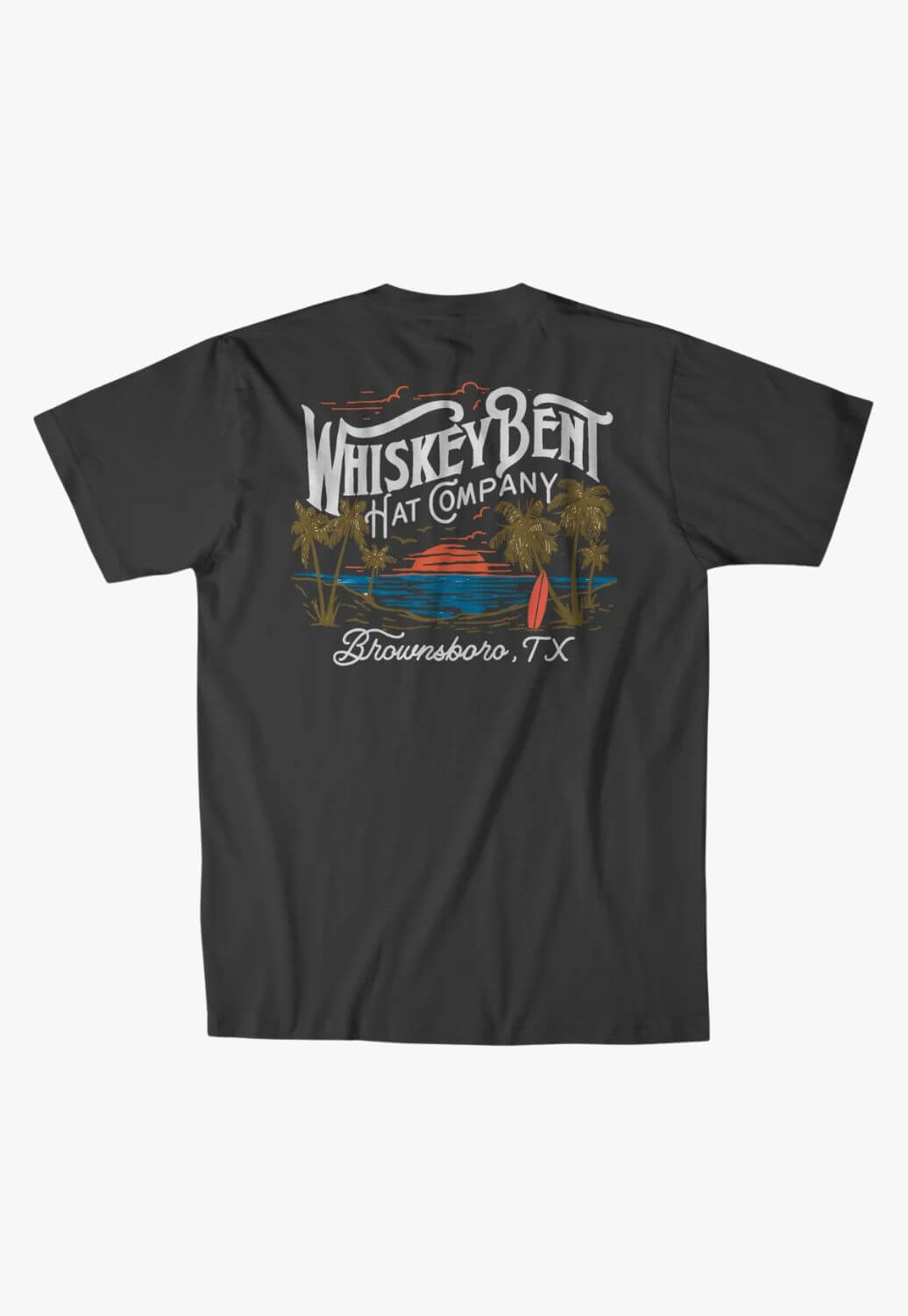 Whiskey Bent Hat Co Mens Beach Front T-Shirt