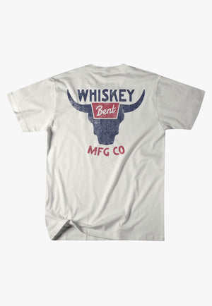 Whiskey Bent Hat Co Mens Bull T-Shirt