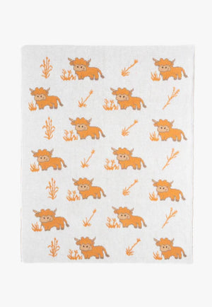 Myra Tiny Moo Trail Baby Throw