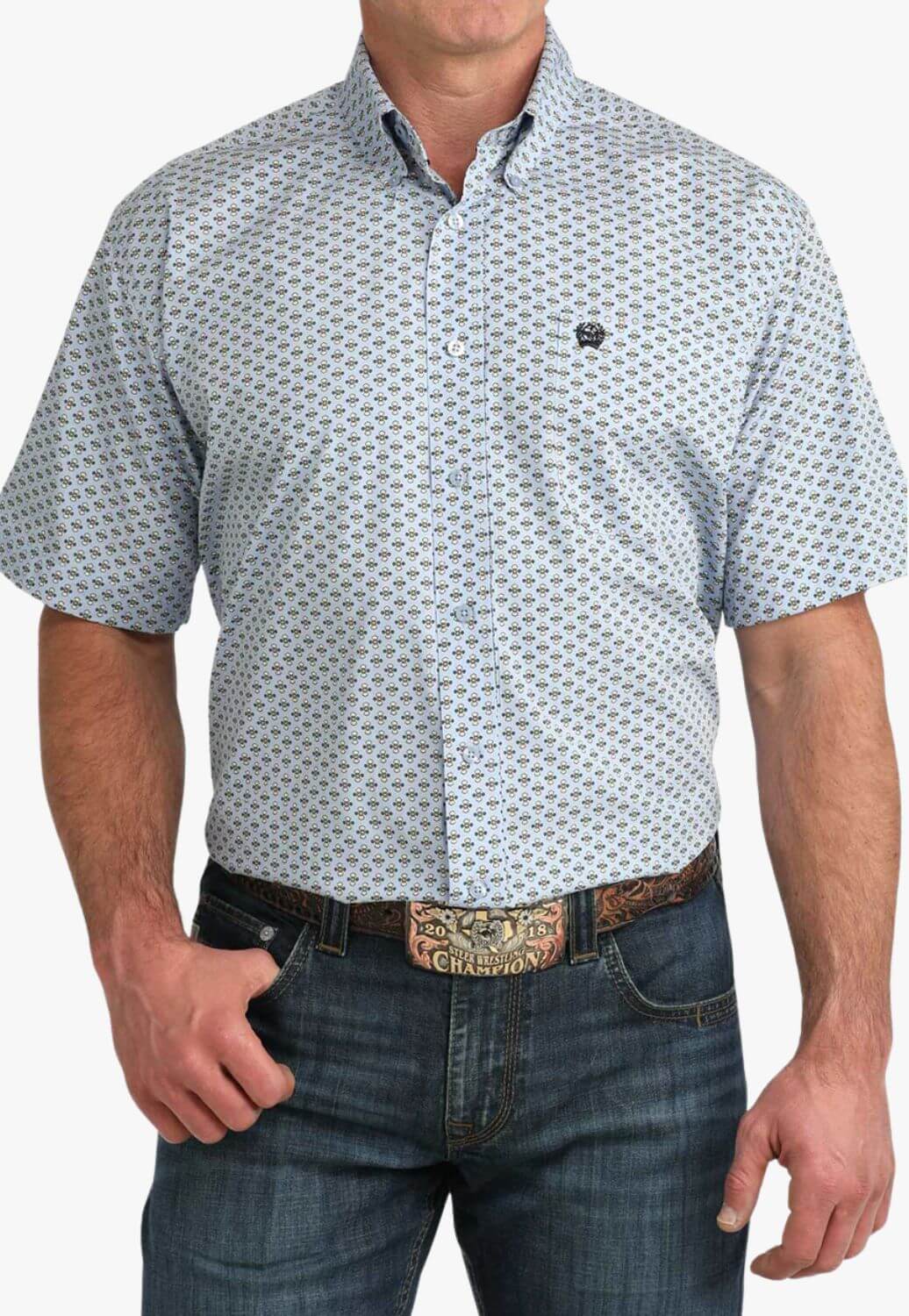 Cinch Mens Short Sleeve Shirt