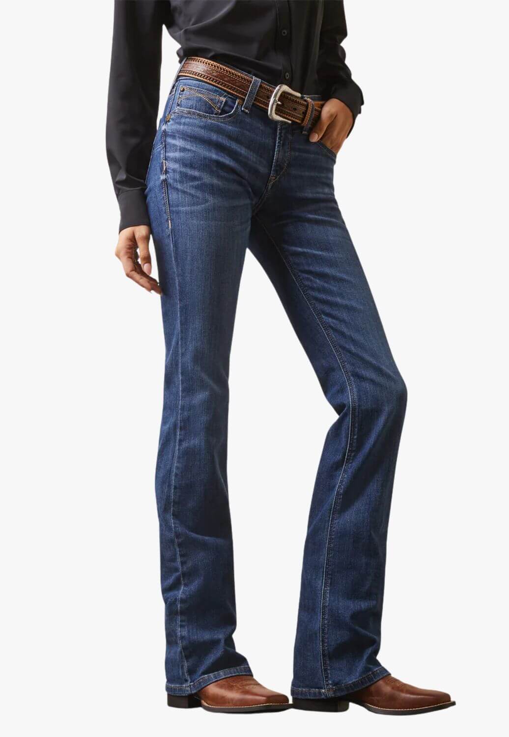 Ariat Womens REAL Leila Perfect Rise Boot Cut Jean