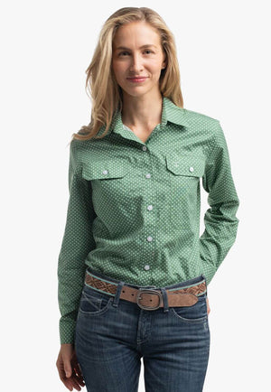 Just Country Womens Abbey Full Button Workshirt