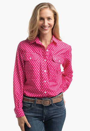 Just Country Womens Abbey Full Button Workshirt